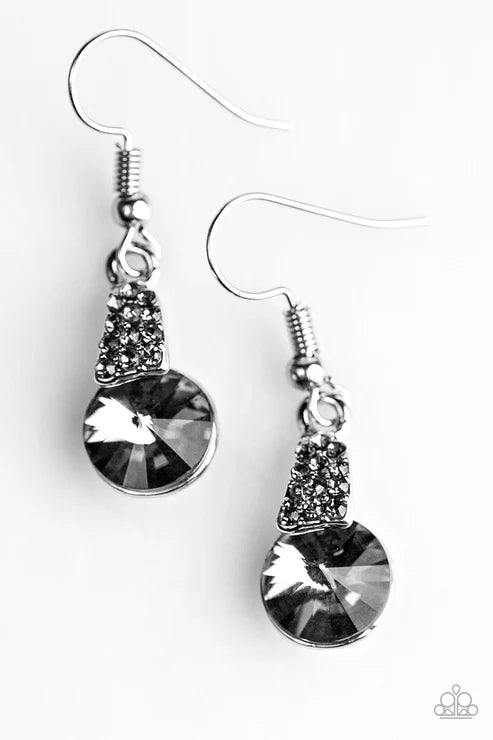 Paparazzi - Another Day, Another Chance to Sparkle - Silver Earrings