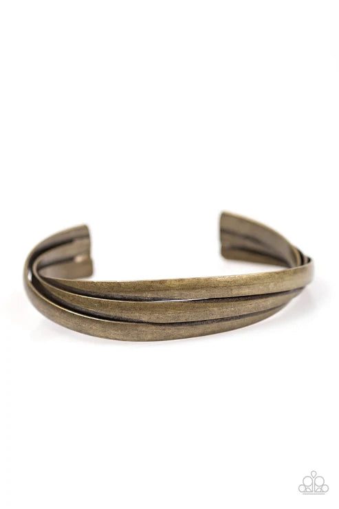 Paparazzi - Best In DOWNTOWN - Brass Bracelet