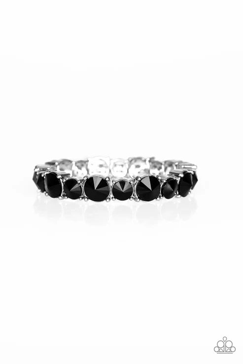 Paparazzi - Born to Bedazzle - Black Bracelet