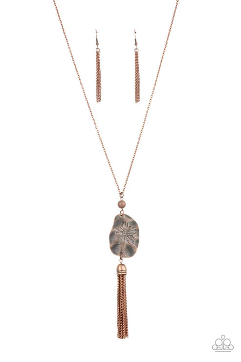Paparazzi - Botanical Beaches - Copper Necklace