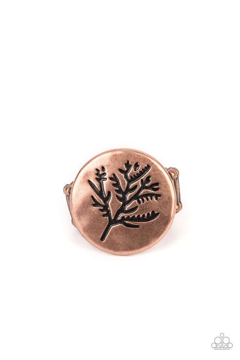 Paparazzi - Branched Out Beauty - Copper Ring