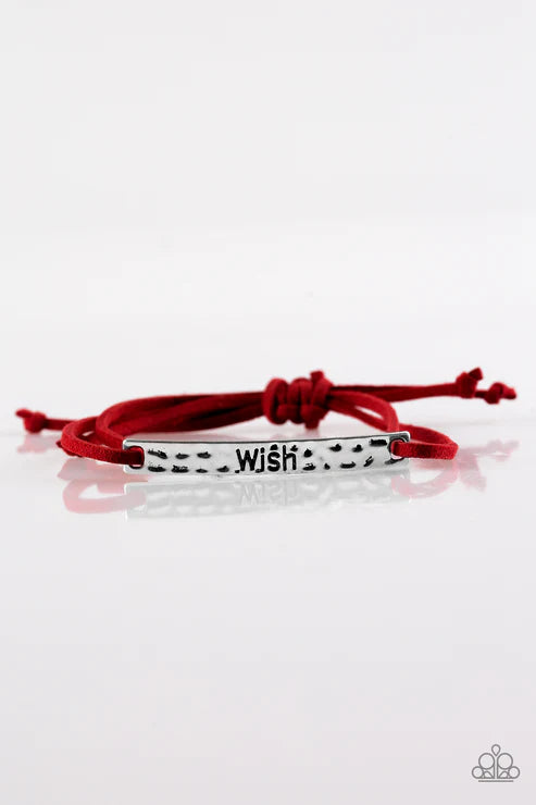Paparazzi - Careful What You Wish For - Red Bracelet