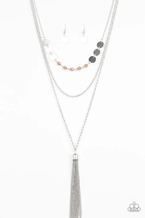 Paparazzi - Celebration of Chic - Brown Necklace