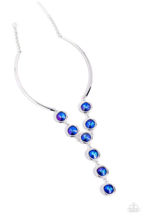 Paparazzi - Cheers to Confidence - Blue Necklace