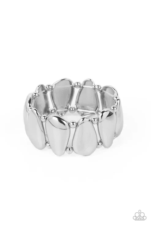 Paparazzi - Classy Cave - Silver Bracelet