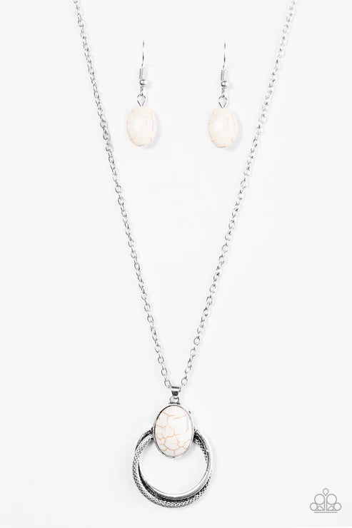 Paparazzi - Contemporary Artisan - White Necklace