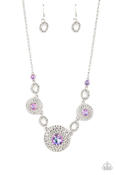 Paparazzi - Cosmic Cosmos - Purple Necklace