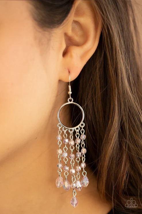 Paparazzi - Dazzling Delicious - Pink Earrings