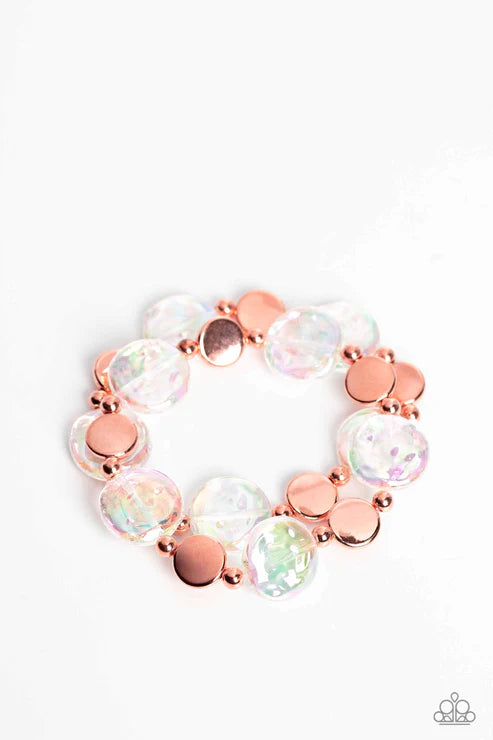 Paparazzi - Discus Throw - Copper Bracelet