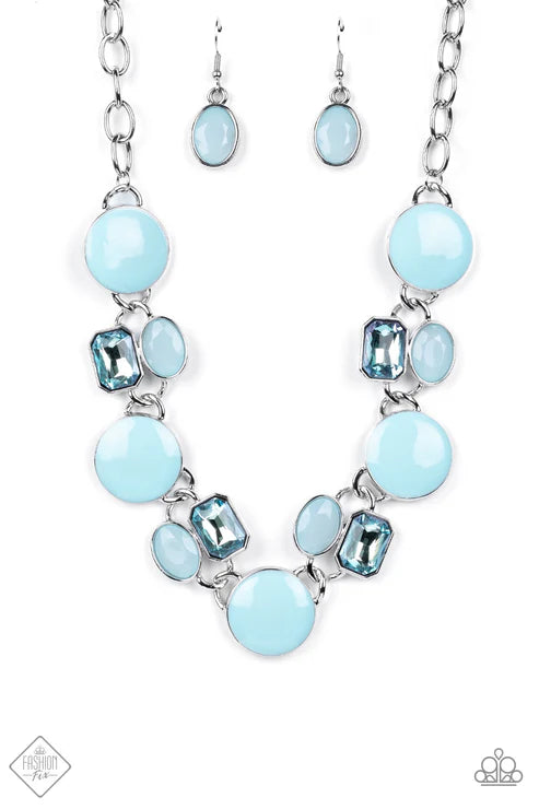Paparazzi - Dreaming in MULTICOLOR - Blue Necklace