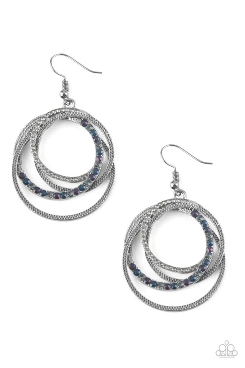 Paparazzi - Elegantly Entangled - Multi Earrings