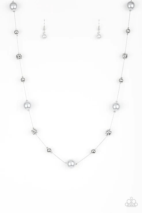 Paparazzi - Eloquently Eloquent - Silver Necklace
