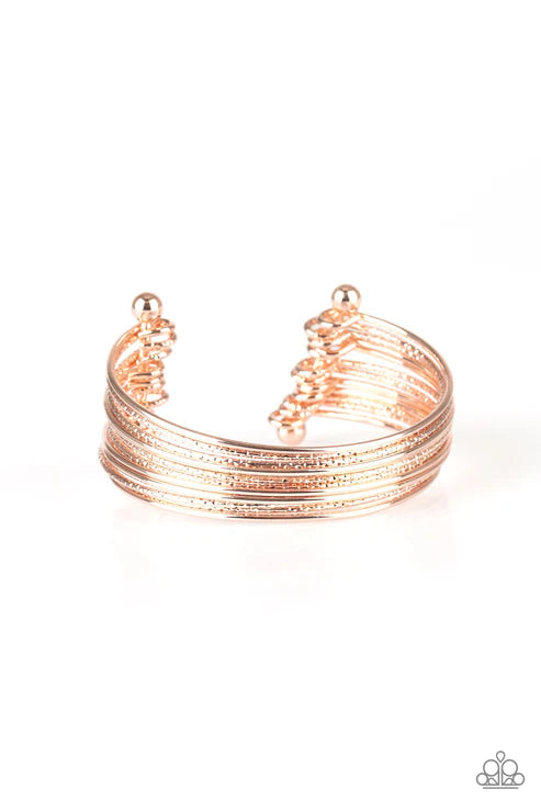 Paparazzi - Endlessly Empress - Rose Gold Bracelet