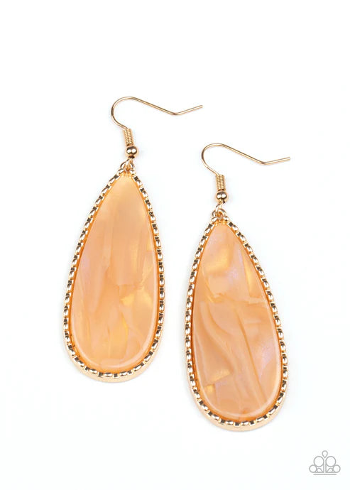 Paparazzi - Ethereal Eloquence - Gold Earrings