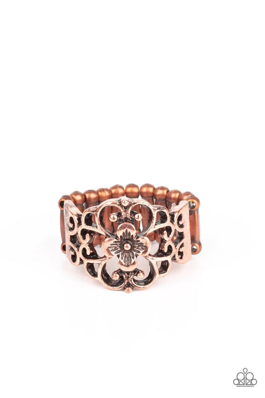 Paparazzi - Fanciful Flower Gardens - Copper Ring