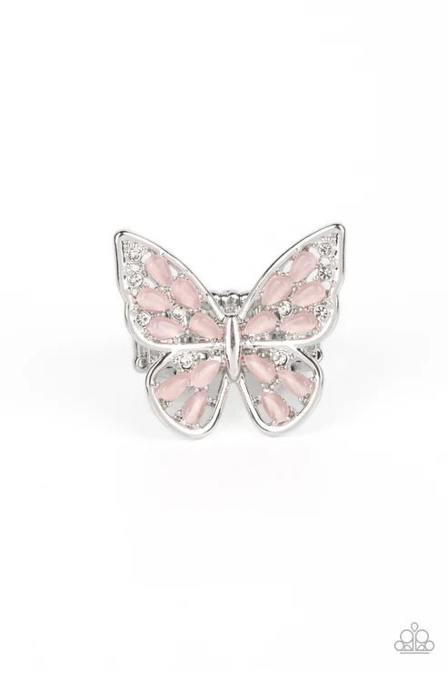 Paparazzi - Flying Fashionista - Pink Ring