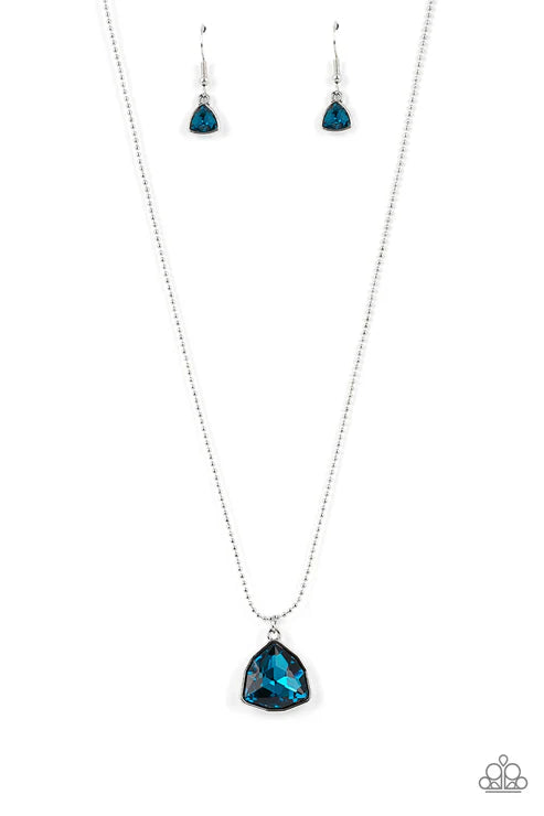 Paparazzi - Galactic Duchess - Blue Necklace