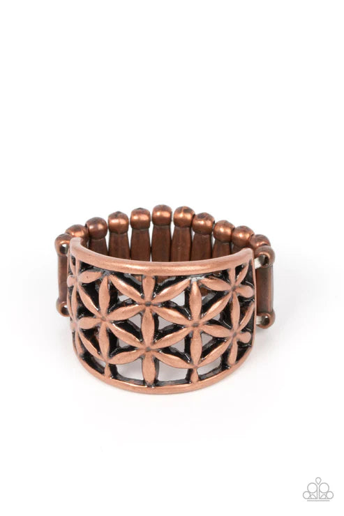 Paparazzi - Gardenia Gazebo - Copper Ring