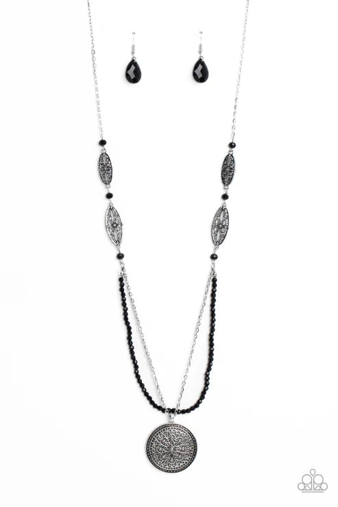Paparazzi - Garden of Grace - Black Necklace