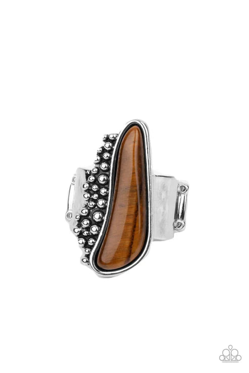Paparazzi - Gemstone Guide - Brown Ring