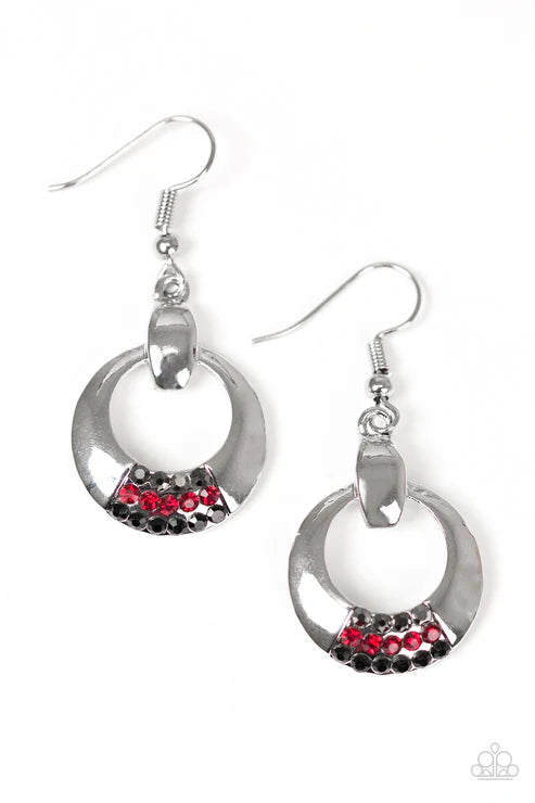 Paparazzi - Glitter and Glam - Multi Earrings