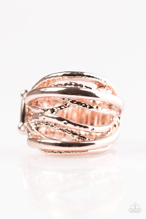 Paparazzi - Industrial Empire - Rose Gold Ring