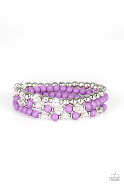 Paparazzi - Irresistibly Irresistible - Purple Bracelet