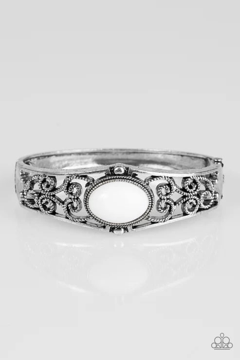 Paparazzi - Joyful Journeys - White Bracelet