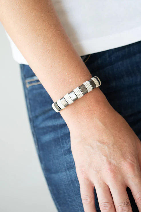 Paparazzi - Just Ride - Black Bracelet