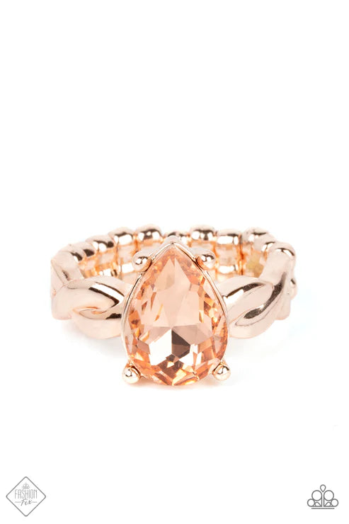 Paparazzi - Law of Attraction - Rose Gold Ring