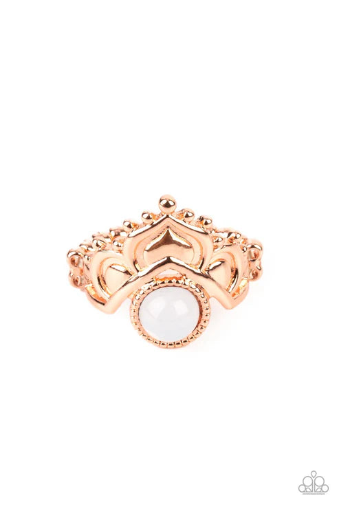 Paparazzi - Lotus Solstice - Copper Ring