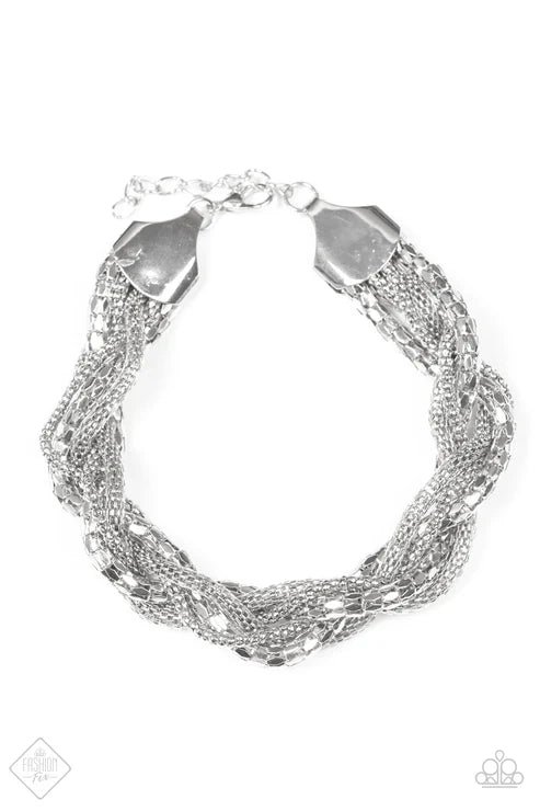 Paparazzi - Metal Marvel - Silver Bracelet