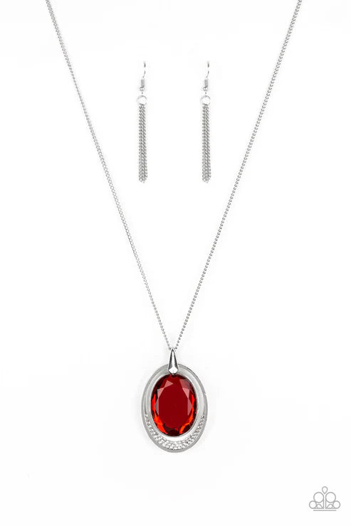 Paparazzi - Metro Must-Have - Red Necklace
