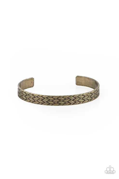 Paparazzi - Mind Games - Brass Bracelet