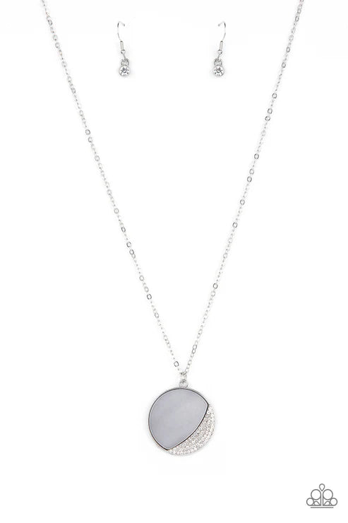 Paparazzi - Oceanic Eclipse - Silver Necklace