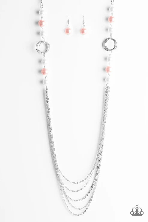 Paparazzi - Pour The Wine - Pink Necklace