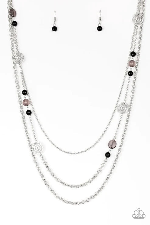 Paparazzi - Pretty Pop-tastic! - Black Necklace