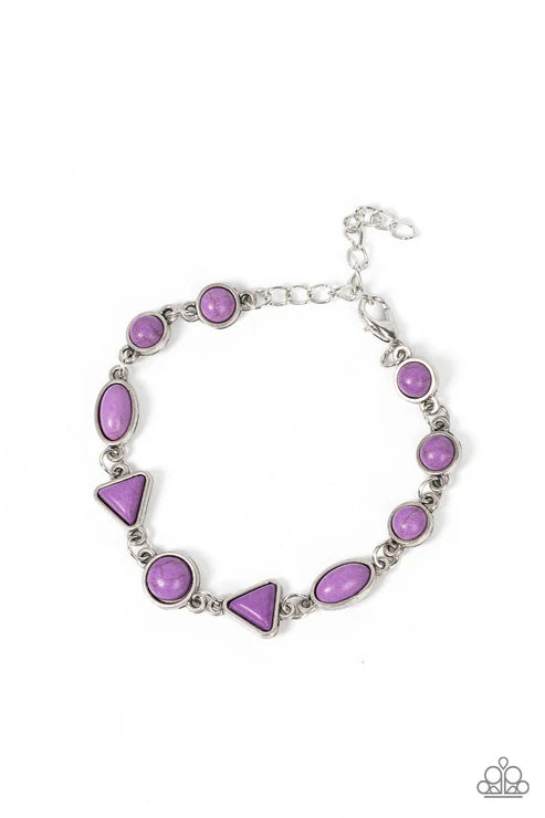 Paparazzi - Quarry Quarrel - Purple Bracelet