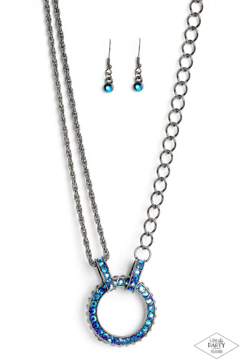 Paparazzi - Razzle Dazzle - Blue Necklace