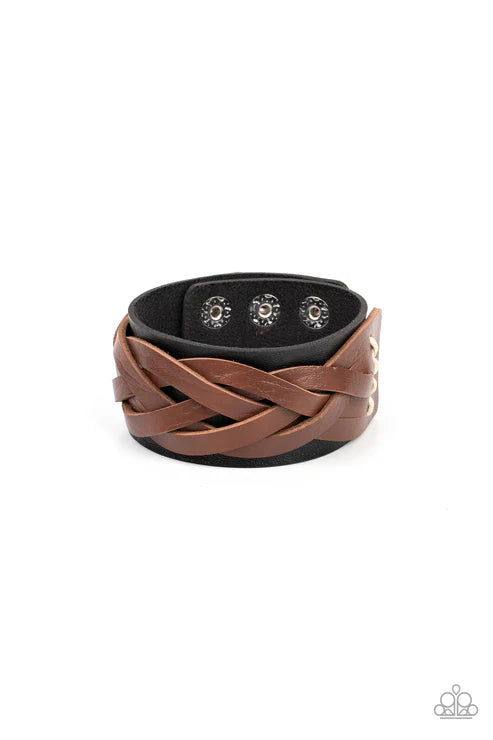 Paparazzi - Rein it in - Black Bracelet