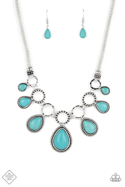 Paparazzi - Riverside Relic - Blue Necklace