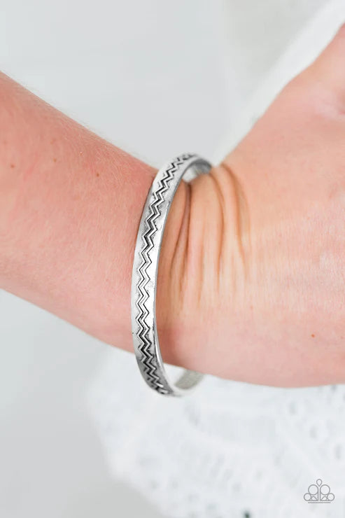 Paparazzi - Rogue Waves - Silver Bracelet