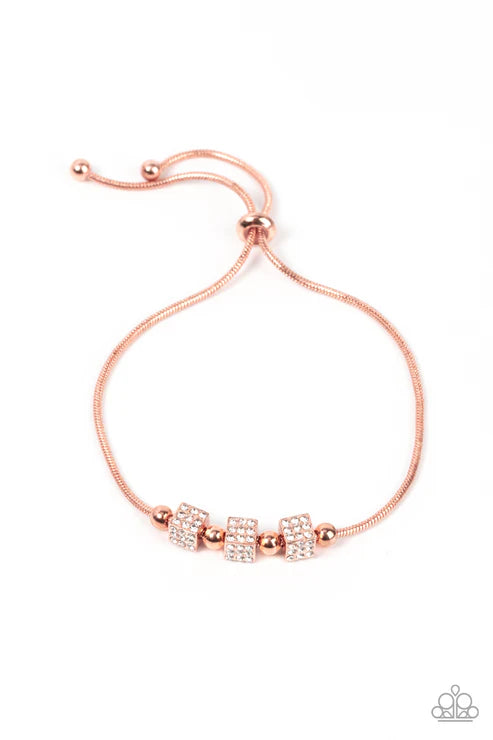 Paparazzi - Roll Out The Radiance - Copper Bracelet
