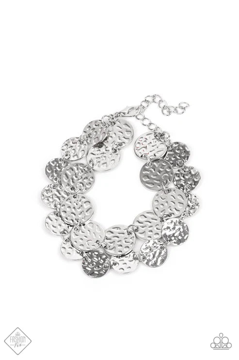 Paparazzi - Rooted to the SPOTLIGHT - Silver Bracelet