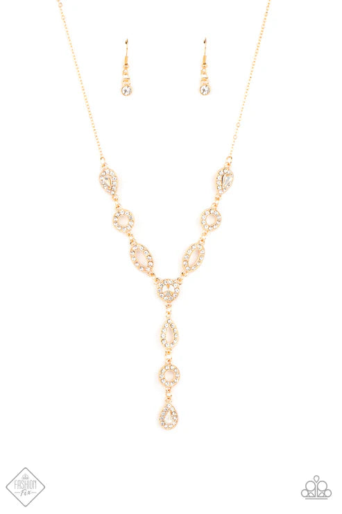 Paparazzi - Royal Redux - Gold Necklace