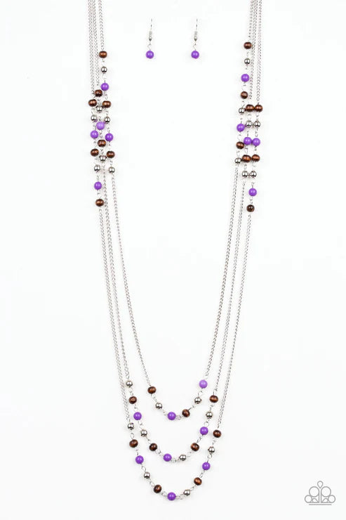 Paparazzi - Seasonal Sensation - Purple Necklace