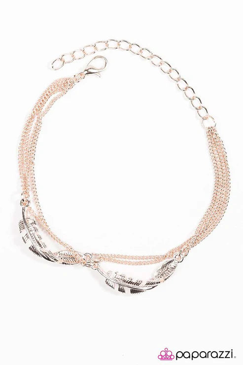 Paparazzi - Sky Soul - Rose Gold Bracelet