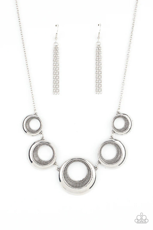 Paparazzi - Solar Cycle - Silver Necklace
