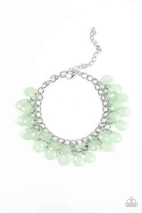 Paparazzi - Step Out of SHINE - Green Bracelet