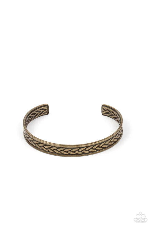 Paparazzi - Terra Tread - Brass Bracelet